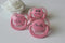 Precious Gift Company Personalized Pacifier with Name - 3 Pack Pink - Pacifier Girls Engraved,