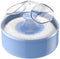 RAFGALDEX Baby Powder Puff and Container Gentle Wool Body Powder Puff with Empty