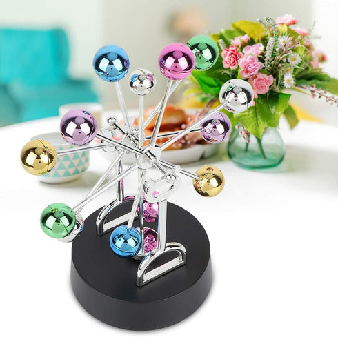 Newtons Cradle Pendulum, Physics Science Balance Desktop Decoration for Office, Calm Down Fidget Toy