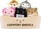 Emotional Support Plush Animal Set,6 Pcs Cute Animals Plush Toys and Fun