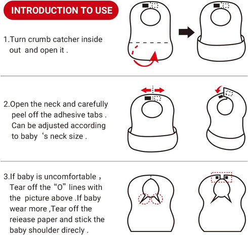 30/60Pcs Individually Packaged Baby Disposable Bibs, Soft, Leak Proof, Suitable for Traveling