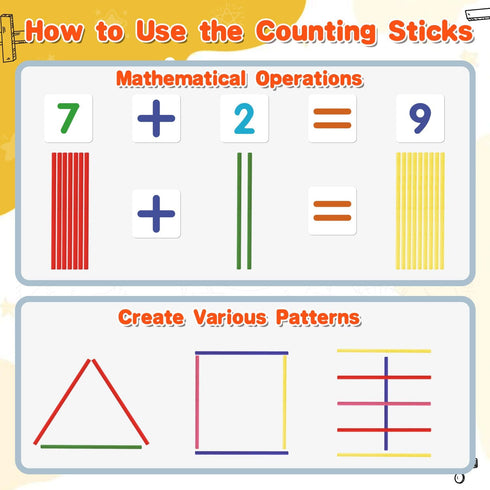 5-7 Counters Counting 3-5 6-8 4 1-100 Wooden Abacus for Kids Math Games for Kids Abacus Homeschool Toys for Boys Girls