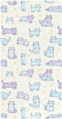 miaozhen Cotton Crib Sheets for Baby Boys Girls Soft Breathable Simple Line Cat