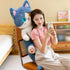 FANGYU Cute Plush Shark Cat Toy, Cartoon Soft Stuffed Pillow (50cm/19.6in)