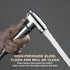 PDOLIGBDN HandheldSprayer Brass Chrome Baby Cloth Diaper Sprayer Portable Hand Held ToiletSprayer Head, for Feminine