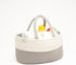 Oliver & Emilia Diaper Caddy - Portable Woven Baby Organizer Basket w/Handle,