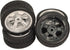 ShareGoo OD 2.55" RC 12mm Hex Plastics Wheel Rims & Rubber Tires for RC 1/10 On-Road Racing