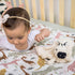 Tikiri Zebra Comforter with Natural Rubber Teether Organic Baby Snuggle Toy | Soft