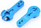 Apex RC Products 25T for Futaba - Blue Aluminum Dual Clamping Servo Horn, 2 Pack #8014