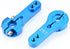 Apex RC Products 25T for Futaba - Blue Aluminum Dual Clamping Servo Horn, 2 Pack #8014