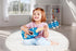Hape Kid's Wooden Toy Ukulele in Multicolor Dot Blue, Dimensions: L: 21.1, W: 2.6, H: 6.9 Inch