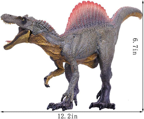Spinosaurus Toy with Moveable Jaw, Dinosaur Action Figure for Kids Birthday Cake Topper, Home Decoration or Dinos Fans