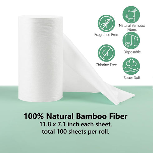 ALVABABY Diaper Liner for Baby Cloth Diapers | 11.8x7.1 Inch Natural Soft Disposable Diaper Liners | Fragrance Free,