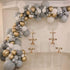 KALOR Grey Balloons, 100 Pcs 5 Inch Mini Matte Latex Balloons for Balloon Garland Arch, Birthday Decoration, Wedding