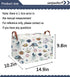Sanjiaofeng Rectangular Kids Basket Ocean Storage Bins,Boys and Girls Storage Basket