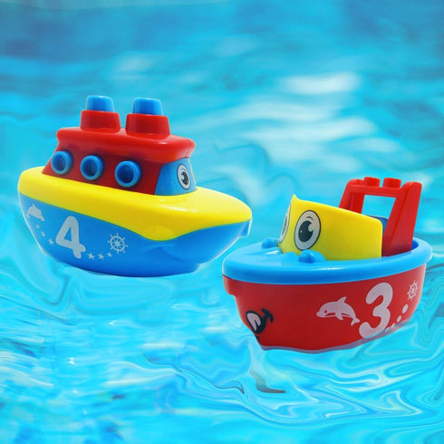 3 Bees & Me Bath Toys - Magnet Boat Set for Toddlers & Kids - Fun & Educational