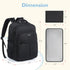 mommore Backpack 37L 15.6'' Diaper Bag Large Baby Bag with Laptop Sleeve Mom Bags with Insulated Pockets, Changing Pad