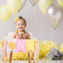 WAHAWU 1st Sunshine Highchair Banner - Girl Birthday Banner, One in the Sun Birthday, Photo Decoration Props