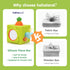 6-12 6 6-in-1 9 hahaland Silicone Baby Tissue Box Toy - Baby Toys Months Montessori Toys for Month Old Babies, Soft