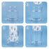 24Pack 9''x 9'' Softan Baby Washcloths, Baby Wash Cloths Extra Soft & Ultra Absorbent, Baby Towels and Washcloths Face