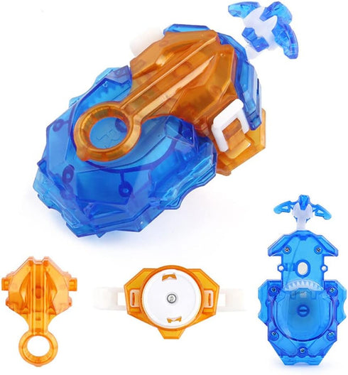 Konikiwa B-193 Bey Battling String Launcher, Ultimate Valkyrie Burst Set, Left and Right Spin DB Launcher, Blue