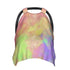 Hcpwzrf Pink Lime Green Purple Blue Polygon Art Baby Car Seat Cover & Nursing Cover - Breathable Stretch Multi-Use