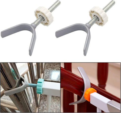 2 Pack Baby Gate Y Spindle Rod M10 (10mm) Adaptors, Replacement Bolt Part for Baby & Pet Pressure Mounted Gates