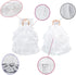 Handmade White Wedding Dress and Veil for Dolls