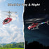2.4G 12+ VATOS RC Helicopter for Boys, Remote Control Helicopter with LED Light for Kids Years Old, Fixed Height