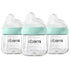 Oberni Baby Bottles with Slow Off-Centered Nipple for 0+ Months, Anti Colic