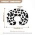 Nursing Pillow Cover Cow Print Breast Feeding Pillows for Babies Boys & Girls Soft Breathable Nursing Pillow Case U