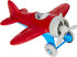 Green Toys Airplane, Red/Blue - Pretend Play, Motor Skills, Kids Flying Toy Vehicle. No BPA, phthalates, PVC.