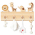 RattanView Safari Animal Decorative Wall Hook for Kids Jungle Forest Animals Wooden Coat