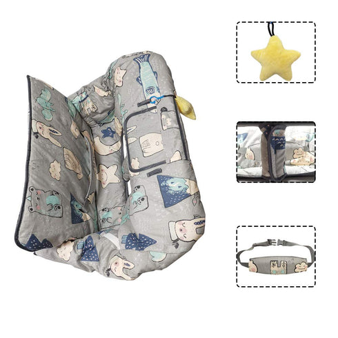 Cotton Shopping Cart Cover for Babies - Machine Washable (Cute Design)