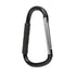 Nuby Large Handy Hook Carabiner Stroller Clip with Textured Soft Grip, Black