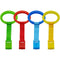 4 PCS Plastic Baby Crib Pull Rings - Kids Walking Exercises Assistant Stand Up Rings for Infant Baby Toddler