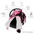 Zhbvncp Cute Flamingo Baby Car Seat Cover & Breastfeeding Nursing Cover - Breathable Stretch Fabric Multi-Use Nursing