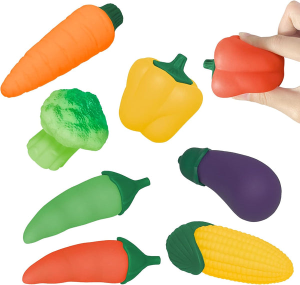 KIDPAPA Pretend Play Food Set,Toy Food for Toddler Kids Kitchen Playset,Realistic Vegetables Fake