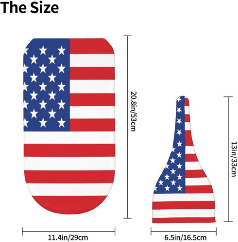 Sets American Flag Newborn Swaddle Blankets Hat Soft Baby Receiving Blanket Swaddle Sack for Baby Shower Infant Boy