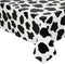2 Pcs Cow Print Tablecloth - 87 x 51 Inches Plastic Table Cover for Farm Animal Birthday Party Supplies