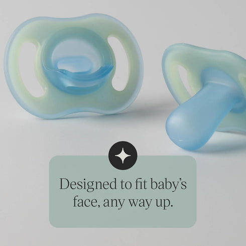 Tommee Set, 2 2 6-18 Pack 4 Tippee Stay Put Pacifier Contains Ultra-Light StayPut Glow in The Dark Pacifiers