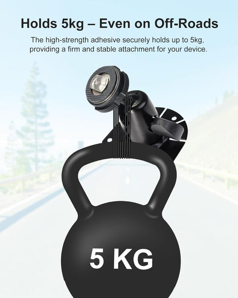 INSEETECH Fan-Shaped Mount for Backup Camera Monitor System - Universal Reverse View Bracket for Car RV Truck Van