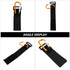 SWETRACE 2pcs Stroller Hooks Aluminum Alloy with Pu Strap, Anti-Slip Pram Clips for Diaper Bags and Grocery, Universal