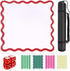 ZWFCGMMBC 32.4in Scalloped Mahjong MatAnti Slip Noise Reduction Mahjong Accessoriemahjong Table MatMajiong Mat