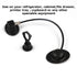 2 Pack Refrigerator Lock with Magnetic, Child Safety Locks for Fridge Freezer Door, Convenient, Black