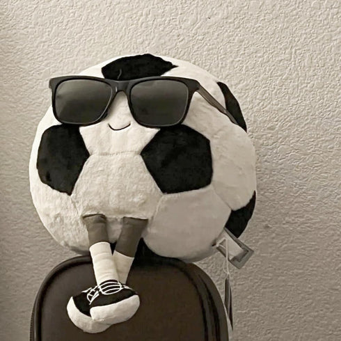 13 Inch Stuffed Sports Balls Toy - Creative Football Doll Plush Soft Toy Cushion for Kids Gift