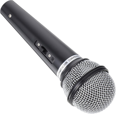NUOBESTY Pretend Microphone for Kids - Black Plastic Karaoke Music Toy for Birthday Party Favors