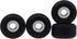 Teak Tuning Eco 85D CNC Poly Fingerboard Wheels, Street Shape, 7.5mm Dia., 5mm Wide - Black Colorway