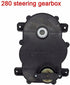 Steering Gearbox with Motor, RS280 12V Motor for Kids Powered Wheel Cars - Steering Motor Accessory Replacement