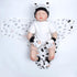 17-22 Inches 4 Pack Reborn Baby Dolls Clothes Swaddle Blanket for Reborn Dolls Girl/Boy Fake Baby Clothes Accessories